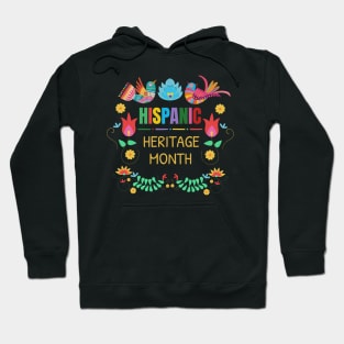 Hispanic Heritage Month Colorful Hoodie